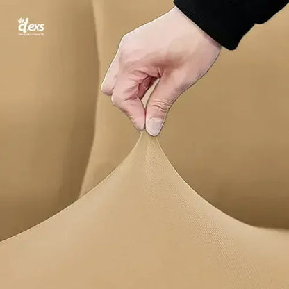 Lycra Jersey Fabric Sofa Cover - Beigh - Ctexs