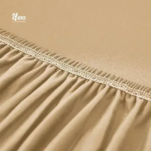 Lycra Jersey Fabric Sofa Cover - Beigh - Ctexs