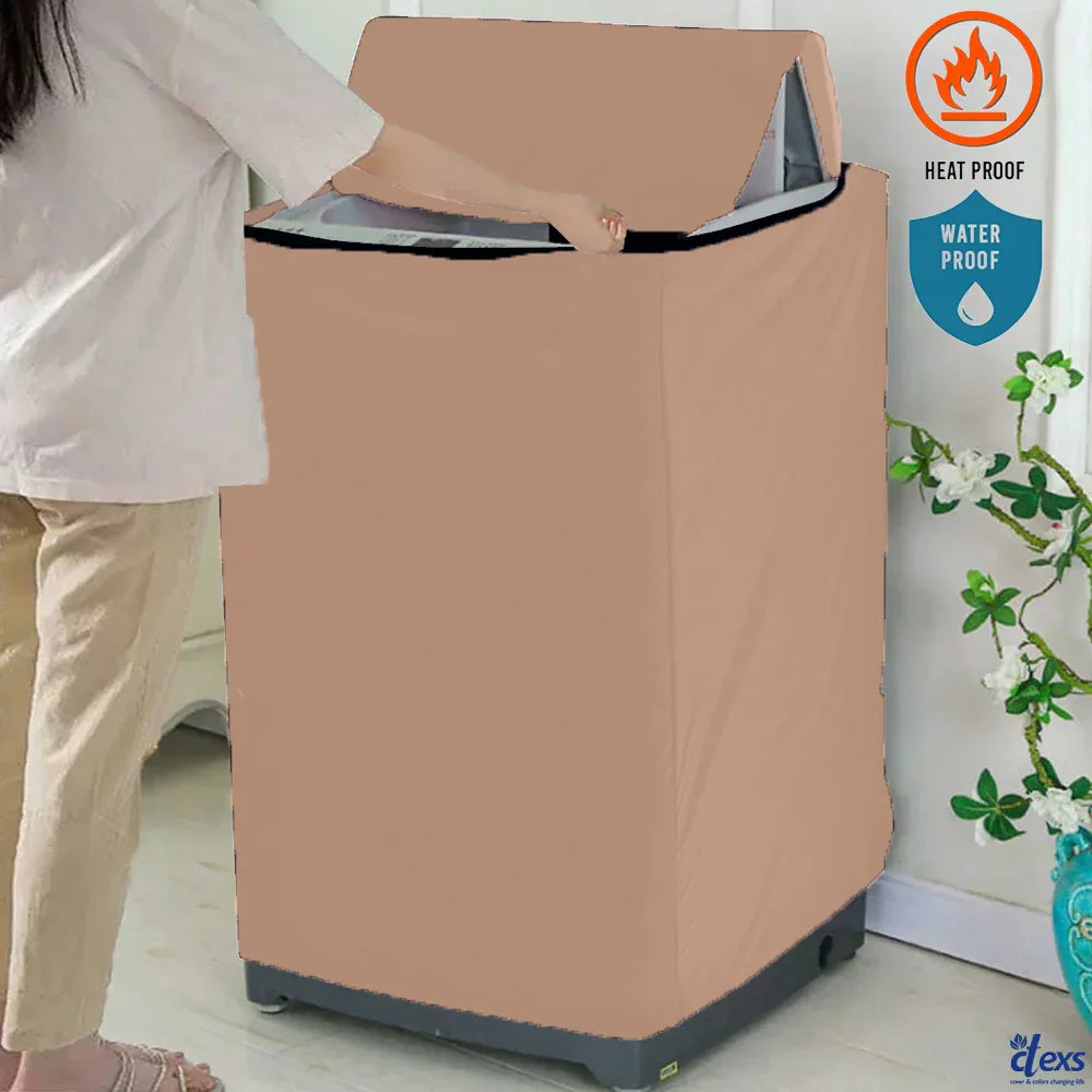 Waterproof Washing Machine Cover - Beigh - Ctexs