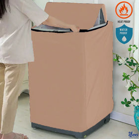Waterproof Washing Machine Cover - Beigh - Ctexs