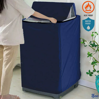 Waterproof Washing Machine Cover - Navy Blue - Ctexs