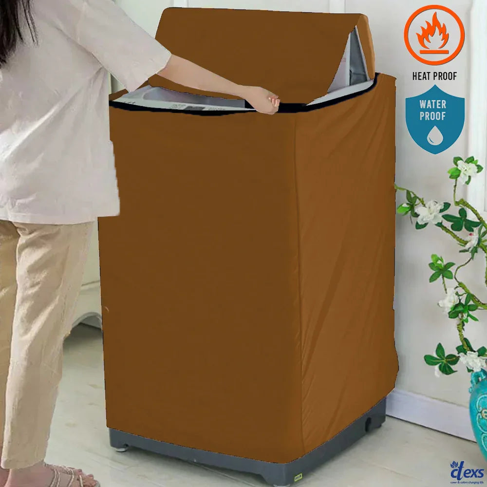 Waterproof Washing Machine Cover - Camel - Ctexs
