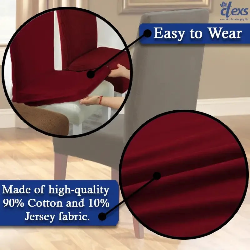 Dining Chair Covers - Mehroon