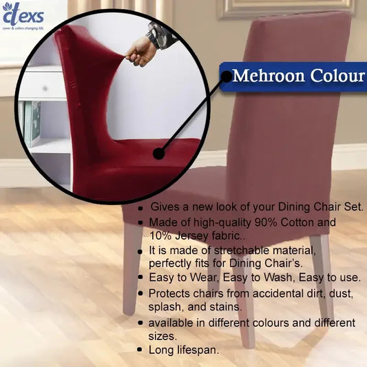 Dining Chair Covers - Mehroon