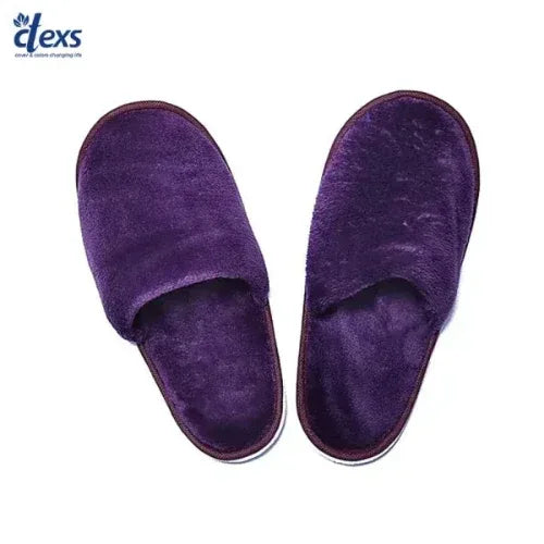 Bathrobe with Slippers Combo (Purple)