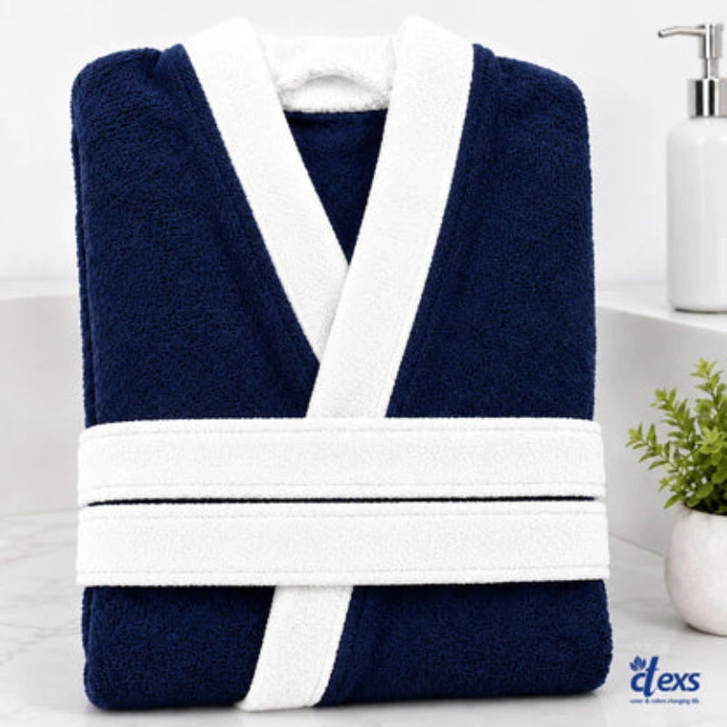 Ctexs Stripe Blue Colour SPA Bathrobe
