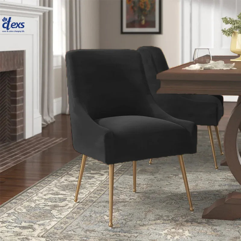 Turkish Dining Chair Covers - Black - Ctexs