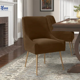 Turkish Dining Chair Covers - Dark Brown - Ctexs
