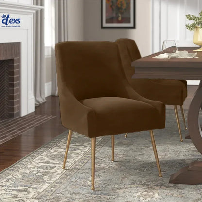 Turkish Dining Chair Covers - Dark Brown - Ctexs