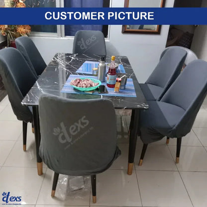 Turkish Dining Chair Covers - Camel Brown - Ctexs