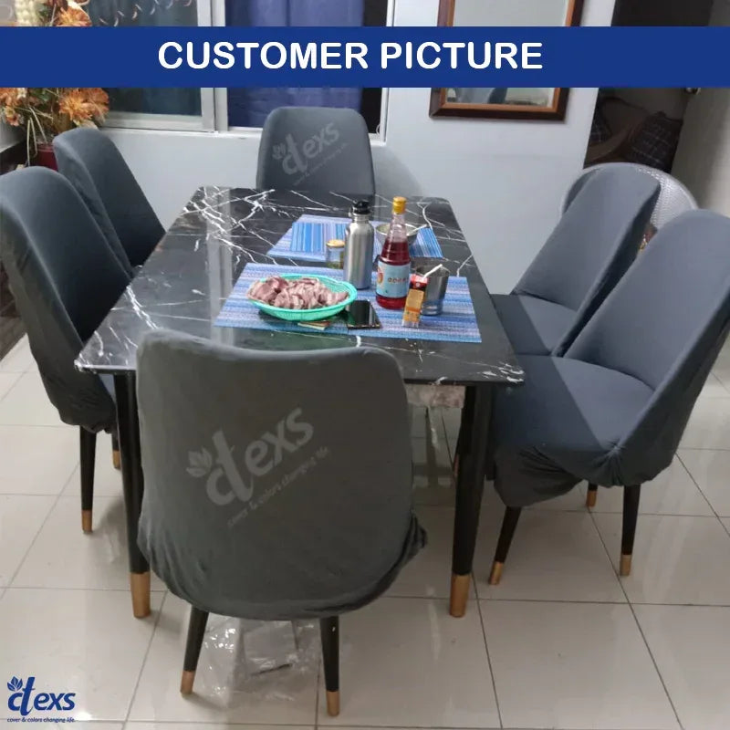 Turkish Dining Chair Covers - Mehroon - Ctexs