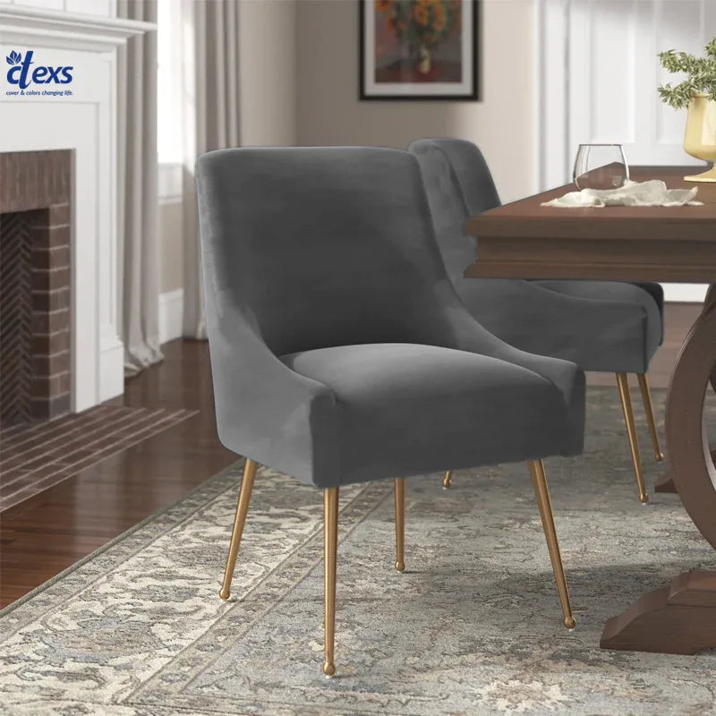 Turkish Dining Chair Covers - Dark Grey - Ctexs
