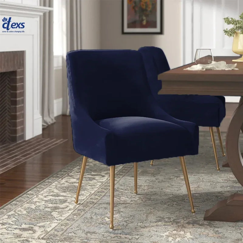 Turkish Dining Chair Covers - Navy Blue - Ctexs