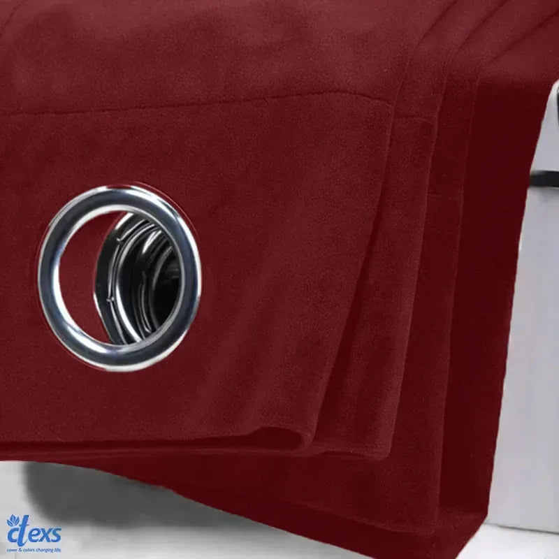 Premium Velvet Curtains | Mehroon - Ctexs