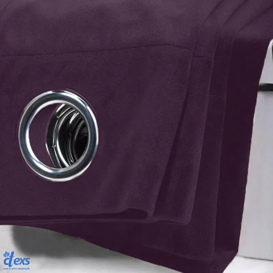 Premium Velvet Curtains | Dark Purple - Ctexs