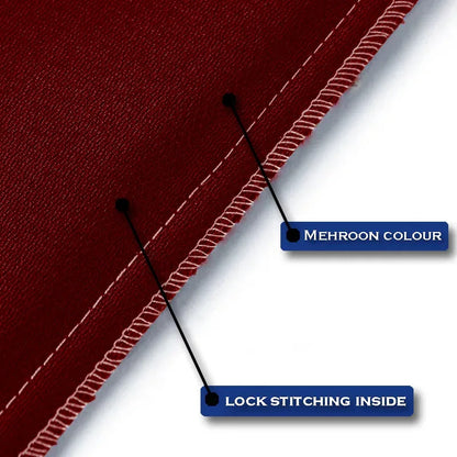 Premium Velvet Cushion Covers - Maroon - Ctexs